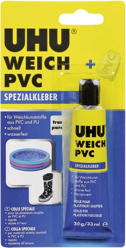 UHU WEICH PVC Kunststoffkleber 46655 30g von UHU