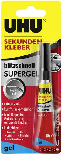 UHU blitzschnell Supergel Mehrzweckkleber 48720 10g von UHU