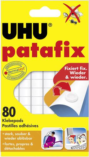 UHU patafix Klebepads Weiß Inhalt: 80St. von UHU