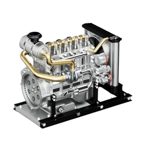 UIKEEYUIS Gift Engine Model Witness Dynamic Simulated L4 Engine Mini KIT Kit bietet eine realistische Darstellung des Motors von UIKEEYUIS