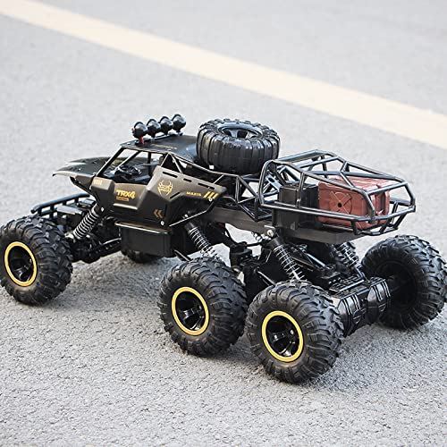 RC Auto, großes 46 cm Offroad-Fernsteuerungsfahrzeug, 6 Runden kletternde große RC-Trucks, 1/12 Hochgeschwindigkeits-Allrad-RC-Fahrzeuge, 50 Minuten lange Akkulaufzeit, geeignet für erwachsene von UIWSQAHDBGFEW