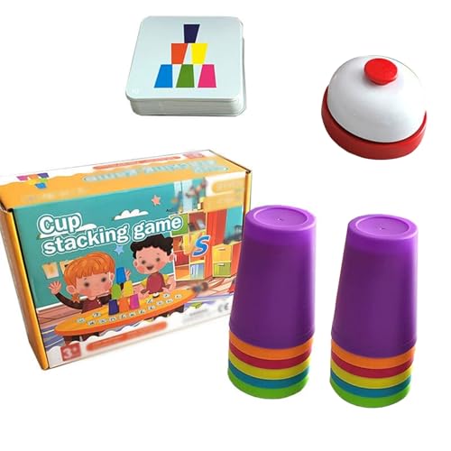 UIXENI Speed Match Cups Games, Quick Stacking Cups Games for Kids, Interactive Stackable Nesting Cups for Party Travel Family UIXENI Speed Match Cups Games, Quick Stacking Cups Games for Kids, Interactive Stackable Nesting Cups for Party Travel Family von UIXENI