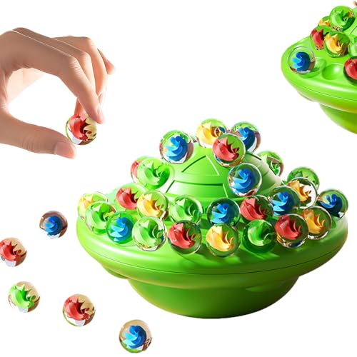 UIXENI Wobble Marble Balance Stacking Game, Fun Party Challenge Games with 60 Colorful Marbles, Family Game Night for 1-4 Players UIXENI Wobble Marble Balance Stacking Game, Fun Party Challenge Games with 60 Colorful Marbles, Family Game Night for 1-4 Players von UIXENI