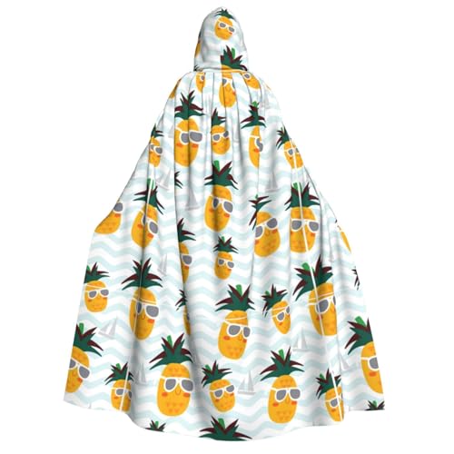 UJKAM Nette Ananas Erwachsene Halloween Mit Kapuze Mantel Erwachsene Party Dekoration Mantel Halloween Cosplay Kostüm von UJKAM