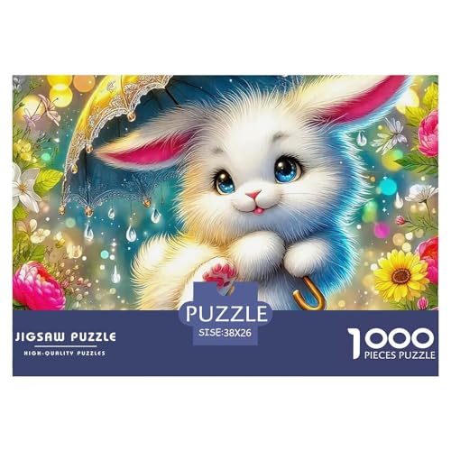 1000-Teile Kaninchen Geschicklichkeitsspiel Puzzles Für Erwachsen Lernspiel Premium Quality Stress Abbauen Für Erwachsene Und Kinder Ab 14 Jahren 38x26cm/1000pcs 1000-Teile Kaninchen Geschicklichkeitsspiel Puzzles Für Erwachsen Lernspiel Premium Quality Stress Abbauen Für Erwachsene Und Kinder Ab 14 Jahren 38x26cm/1000pcs von UJSDVNNJJ