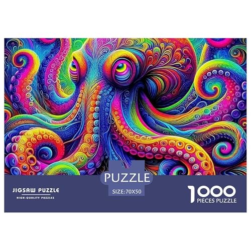 1000 Teile Octopus Geschicklichkeitsspiel Puzzles Für Erwachsen Lernspiel Premium Quality Stress Abbauen Für Die Ganze Familie 70x50cm/1000pcs 1000 Teile Octopus Geschicklichkeitsspiel Puzzles Für Erwachsen Lernspiel Premium Quality Stress Abbauen Für Die Ganze Familie 70x50cm/1000pcs von UJSDVNNJJ