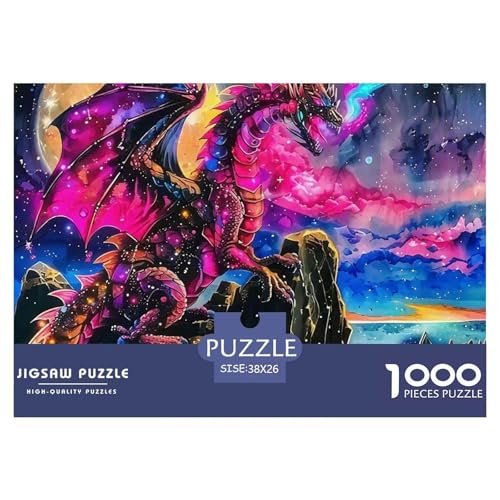 1000-teilige Drachen Geschicklichkeitsspiel Puzzles Für Erwachsen Lernspiel Premium Quality Geschenke Für Erwachsene Und Kinder Ab 14 Jahren 38x26cm/1000pcs 1000-teilige Drachen Geschicklichkeitsspiel Puzzles Für Erwachsen Lernspiel Premium Quality Geschenke Für Erwachsene Und Kinder Ab 14 Jahren 38x26cm/1000pcs von UJSDVNNJJ