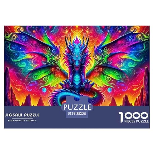 1000-teilige Drachen Pädagogisches Spiel Puzzles Für Erwachsen Lernspiel Premium Quality Geschenke Für Erwachsene Und Kinder Ab 14 Jahren 38x26cm/1000pcs 1000-teilige Drachen Pädagogisches Spiel Puzzles Für Erwachsen Lernspiel Premium Quality Geschenke Für Erwachsene Und Kinder Ab 14 Jahren 38x26cm/1000pcs von UJSDVNNJJ