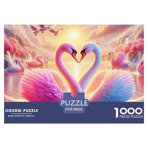 1000-teilige Schwan Geschicklichkeitsspiel Puzzles Für Erwachsen Herausforderung Spielzeug Premium Quality Stress Abbauen Für Die Ganze Familie 38x26cm/1000pcs 1000-teilige Schwan Geschicklichkeitsspiel Puzzles Für Erwachsen Herausforderung Spielzeug Premium Quality Stress Abbauen Für Die Ganze Familie 38x26cm/1000pcs von UJSDVNNJJ