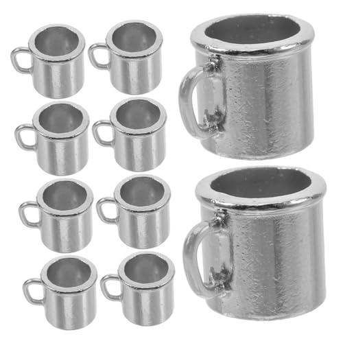 UKCOCO 10 Stück Teiliges Miniatur Kaffee Tassen aus Legierung Detailreiche Kleine Teetassen für Puppenhaus Küche DIY Bastelprojekte Miniatur Deko für Feengarten und Puppenhaus Zubehör UKCOCO 10 Stück Teiliges Miniatur Kaffee Tassen aus Legierung Detailreiche Kleine Teetassen für Puppenhaus Küche DIY Bastelprojekte Miniatur Deko für Feengarten und Puppenhaus Zubehör von UKCOCO