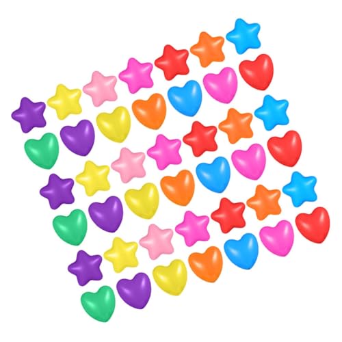 UKCOCO 100 Stück Teiliges Spielbälle für Ballgruben Bunte Stern und Herzform Kunststoffbälle Robustes Indoor für Kindergeburtstag Poolzelt Laufstall und Partyspaß UKCOCO 100 Stück Teiliges Spielbälle für Ballgruben Bunte Stern und Herzform Kunststoffbälle Robustes Indoor für Kindergeburtstag Poolzelt Laufstall und Partyspaß von UKCOCO