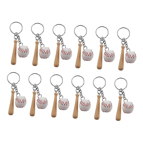 UKCOCO 12stücke Schlüsselanhänger Baseball Mottoparty Dekorative Schlüsselanhänger Schlüsselringe Aus Pu Und Holz Für Schlüssel Kette Party Dekore Taschenzubehör Baseball Softball UKCOCO 12stücke Schlüsselanhänger Baseball Mottoparty Dekorative Schlüsselanhänger Schlüsselringe Aus Pu Und Holz Für Schlüssel Kette Party Dekore Taschenzubehör Baseball Softball von UKCOCO
