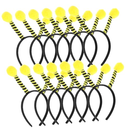 UKCOCO 12 Stück Teiliges Bienen Fühler Stirnband Attraktiver Damen Haarreif mit Feinem Insektenantenne Design Komfortabler Kopfschmuck für Faschingskostüm Karneval Party und Cosplay UKCOCO 12 Stück Teiliges Bienen Fühler Stirnband Attraktiver Damen Haarreif mit Feinem Insektenantenne Design Komfortabler Kopfschmuck für Faschingskostüm Karneval Party und Cosplay von UKCOCO