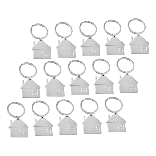 UKCOCO 15 Stück Teiliges Haus Schlüsselanhänger aus Dekorativer Schlüsselring und Anhänger Perfektes zum Einzug Hochzeit Geburtstags und Weihnachtsdeko UKCOCO 15 Stück Teiliges Haus Schlüsselanhänger aus Dekorativer Schlüsselring und Anhänger Perfektes zum Einzug Hochzeit Geburtstags und Weihnachtsdeko von UKCOCO