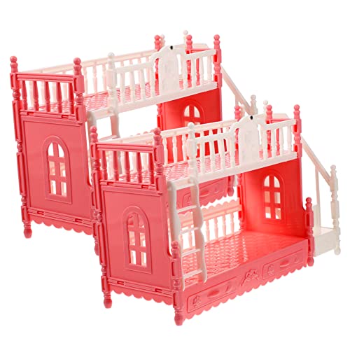 UKCOCO 2 Sätze Miniatur Puppenhaus Doppelstockbett Mädchen Bunk Bed Modell Langlebiges Material Farbenfrohes Design Geeignet für Puppenhaus Schlafzimmer Dekoration Zufällige Farbe UKCOCO 2 Sätze Miniatur Puppenhaus Doppelstockbett Mädchen Bunk Bed Modell Langlebiges Material Farbenfrohes Design Geeignet für Puppenhaus Schlafzimmer Dekoration Zufällige Farbe von UKCOCO