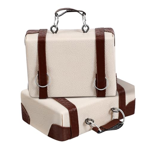 UKCOCO 2 Stück Puppenhaus Zubehör Handliche Mini Reisekoffer mit Glatter Oberfläche Dekorativ und Vielseitig für Puppenhaus und Micro Szenen UKCOCO 2 Stück Puppenhaus Zubehör Handliche Mini Reisekoffer mit Glatter Oberfläche Dekorativ und Vielseitig für Puppenhaus und Micro Szenen von UKCOCO