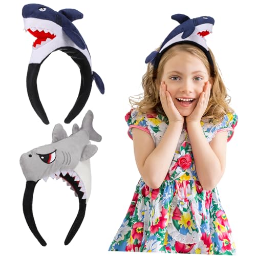 UKCOCO 2 Stück Teiliges Stirnband für Erwachsene Weiches Langlebiges Material Bequemes Party Accessoire für Kostüm und Halloween Feiern Niedliches Shark Hairband für Mädchen und Jungen UKCOCO 2 Stück Teiliges Stirnband für Erwachsene Weiches Langlebiges Material Bequemes Party Accessoire für Kostüm und Halloween Feiern Niedliches Shark Hairband für Mädchen und Jungen von UKCOCO