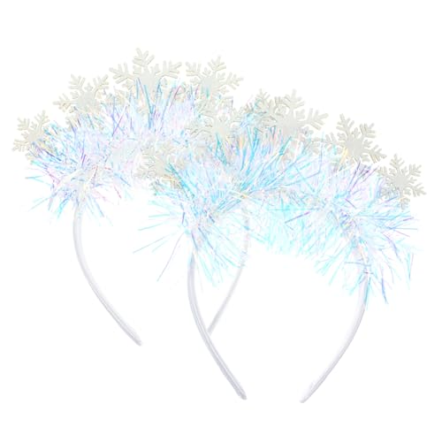 UKCOCO 2 Stück Weißes Schneeflocken Haarreif Teilig Weihnachts Haarreif Party Haarschmuck Komfortabel Leicht Tragefest Festliche Kopfbedeckung Weihnachtskostüm Zubehör UKCOCO 2 Stück Weißes Schneeflocken Haarreif Teilig Weihnachts Haarreif Party Haarschmuck Komfortabel Leicht Tragefest Festliche Kopfbedeckung Weihnachtskostüm Zubehör von UKCOCO