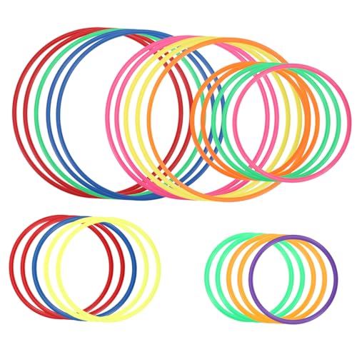UKCOCO 25 Stück Teiliges Buntes Wurfring Spielset für Farbenfrohe Wurfringe in Fördert Hand Auge Koordination Kreatives Outdoor für Mädchen und Jungen Zufällige Farbe Zufällige Farbe UKCOCO 25 Stück Teiliges Buntes Wurfring Spielset für Farbenfrohe Wurfringe in Fördert Hand Auge Koordination Kreatives Outdoor für Mädchen und Jungen Zufällige Farbe Zufällige Farbe von UKCOCO