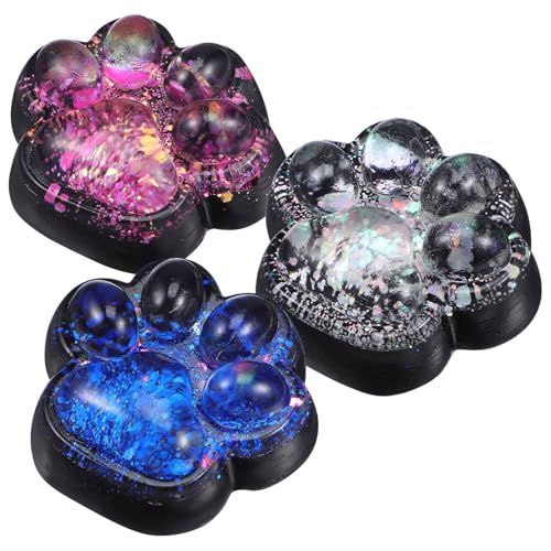 UKCOCO 3 Stück Katzenpfoten Squishy Squeeze Spielzeug: Taba Squishy für Stressabbau, TPR Lustige Sensorische Spielzeuge für Kinder und Erwachsene, 6,8 x 6,3 x 3cm UKCOCO 3 Stück Katzenpfoten Squishy Squeeze Spielzeug: Taba Squishy für Stressabbau, TPR Lustige Sensorische Spielzeuge für Kinder und Erwachsene, 6,8 x 6,3 x 3cm von UKCOCO