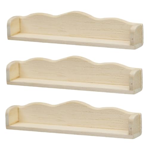 UKCOCO 3 Stück Miniatur Puppenhaus Möbel Teiliges Wandregal Detailreiche Miniaturregale für Puppenhaus Dekoration Vielseitig für Sammler und Miniaturmodelle Langlebig und Ästhetisch UKCOCO 3 Stück Miniatur Puppenhaus Möbel Teiliges Wandregal Detailreiche Miniaturregale für Puppenhaus Dekoration Vielseitig für Sammler und Miniaturmodelle Langlebig und Ästhetisch von UKCOCO