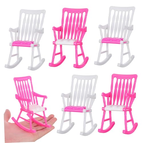 UKCOCO 5 Stück Teiliges Mini Schaukelstuhl Puppenhaus Möbel Puppenstuhl Zubehör Kleine Spielzeugstühle für Kreative Hand Auge Koordinationentwicklung Farblich Sortiert Zufällige Farbe UKCOCO 5 Stück Teiliges Mini Schaukelstuhl Puppenhaus Möbel Puppenstuhl Zubehör Kleine Spielzeugstühle für Kreative Hand Auge Koordinationentwicklung Farblich Sortiert Zufällige Farbe von UKCOCO