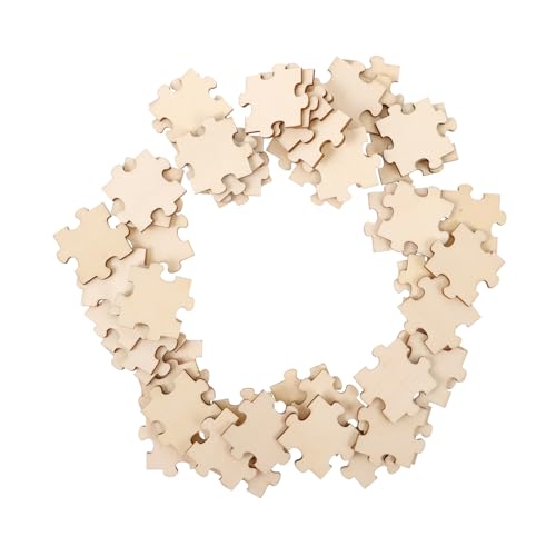 UKCOCO 50 Stück Holzpuzzle Blanko Puzzle Teile aus Holz zum Selbstgestalten DIY Puzzle Basteln für Erwachsene Pädagogisch Vielseitig für Kreative Deko und Geschenkideen UKCOCO 50 Stück Holzpuzzle Blanko Puzzle Teile aus Holz zum Selbstgestalten DIY Puzzle Basteln für Erwachsene Pädagogisch Vielseitig für Kreative Deko und Geschenkideen von UKCOCO