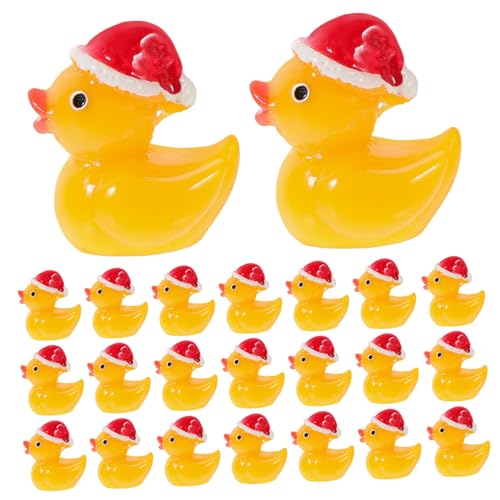 UKCOCO 50 Stück Kleine Resin Entenfigur mit Weihnachtsmütze Realistische Tierfigur für Garten Terrasse Dekoration Wetterbeständig und Langlebig Cartoon Skulptur für Außenbereich UKCOCO 50 Stück Kleine Resin Entenfigur mit Weihnachtsmütze Realistische Tierfigur für Garten Terrasse Dekoration Wetterbeständig und Langlebig Cartoon Skulptur für Außenbereich von UKCOCO