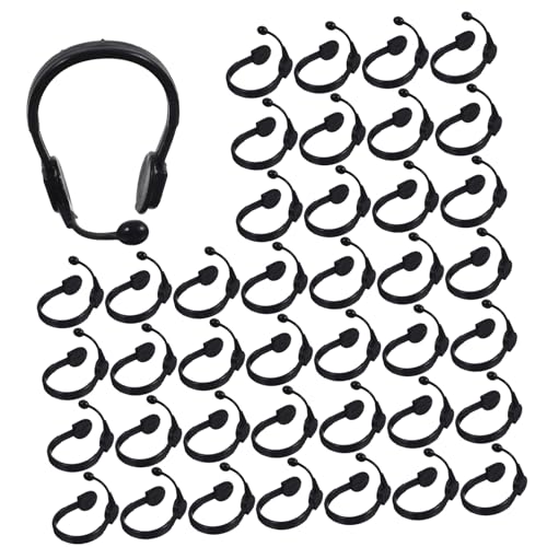 UKCOCO 50 Stück Mini Puppenhaus Kopfhörer Mikrofon Headset Dekoration Kunststoff Puppen Accessoires für Puppenkostüm Zubehör UKCOCO 50 Stück Mini Puppenhaus Kopfhörer Mikrofon Headset Dekoration Kunststoff Puppen Accessoires für Puppenkostüm Zubehör von UKCOCO