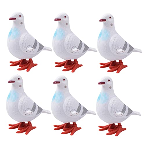 UKCOCO 6 Stück Teiliges Aufziehspielzeug für Springende Tauben mit Manuellem Aufziehmechanismus Langlebige und Kompakte Wind Up Figuren Lustiges für Jungen und Mädchen Zufällige Farbe UKCOCO 6 Stück Teiliges Aufziehspielzeug für Springende Tauben mit Manuellem Aufziehmechanismus Langlebige und Kompakte Wind Up Figuren Lustiges für Jungen und Mädchen Zufällige Farbe von UKCOCO