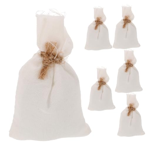 UKCOCO 6 Stück Teiliges Miniatur Baumwoll Taschen für Puppenhaus Küche Realistische Food Bag Modelle Langlebig und Vielseitig Perfektes Puppenhaus Zubehör zu Weihnachten UKCOCO 6 Stück Teiliges Miniatur Baumwoll Taschen für Puppenhaus Küche Realistische Food Bag Modelle Langlebig und Vielseitig Perfektes Puppenhaus Zubehör zu Weihnachten von UKCOCO