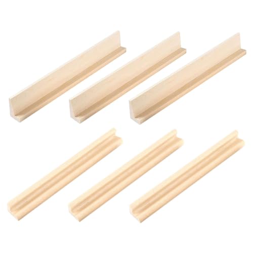 UKCOCO 6 Stück Teiliges Natürliche Holz Domino Halter Stabile Spielkartenhalter DIY Zubehör Praktische Holz Display Trays für Domino und Kartenspiele UKCOCO 6 Stück Teiliges Natürliche Holz Domino Halter Stabile Spielkartenhalter DIY Zubehör Praktische Holz Display Trays für Domino und Kartenspiele von UKCOCO