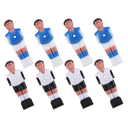 UKCOCO 8 Stück Tischfußballpuppe Tischfußball Figuren Tischfußball Spieler Mini Fußball Figuren fußball Austausch von Tischfußballteilen Tischfußballfiguren Harz von UKCOCO
