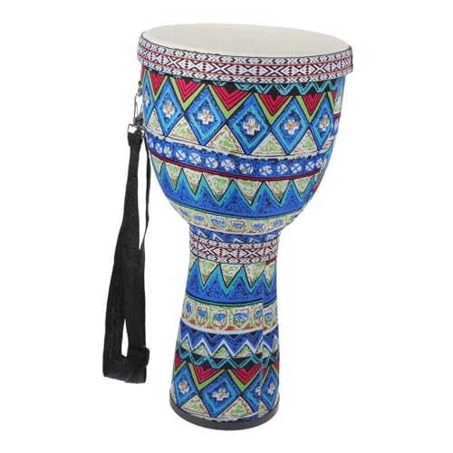 UKCOCO Afrikanische Djembe Handtrommel für Anfänger PVC Kinderinstrument mit Handgefertigtem Muster Tragbar und Stabil für Junge Musiker und Kreative UKCOCO Afrikanische Djembe Handtrommel für Anfänger PVC Kinderinstrument mit Handgefertigtem Muster Tragbar und Stabil für Junge Musiker und Kreative von UKCOCO