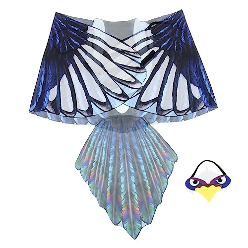 UKCOCO Eagle Wings Kostüm Prop für Halloween Karneval Bühnenauftritt Leicht und Komfortabel Jungen Mädchen Verkleidung Party Cosplay UKCOCO Eagle Wings Kostüm Prop für Halloween Karneval Bühnenauftritt Leicht und Komfortabel Jungen Mädchen Verkleidung Party Cosplay von UKCOCO