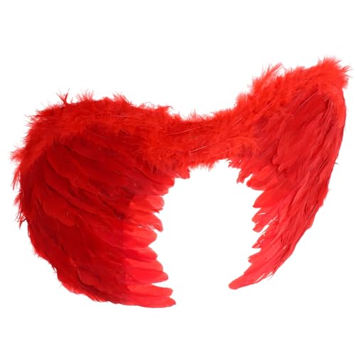 UKCOCO Engelsflügel Cosplay Flügel Rote Weihnachtsbühnen Dekoration Elastisch Kinderkostüm Party Zubehör UKCOCO Engelsflügel Cosplay Flügel Rote Weihnachtsbühnen Dekoration Elastisch Kinderkostüm Party Zubehör von UKCOCO