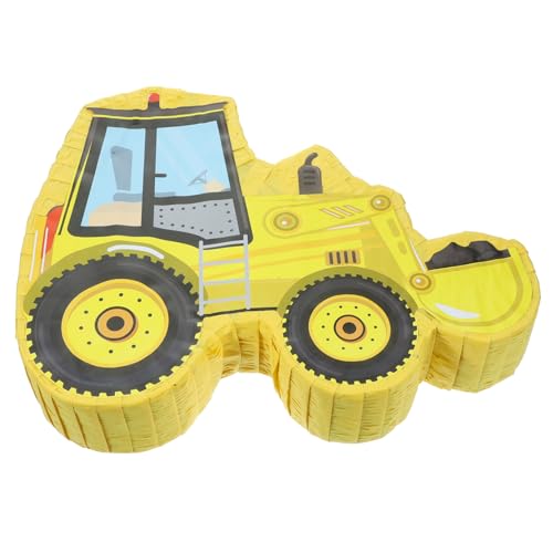 UKCOCO Gelbe Excavator Pinata aus Papier Süßes Baustellen für Geburtstagsparty Candy Füllung Leichte Mexikanische Fiesta Deko Kindgerechtes Party Highlight UKCOCO Gelbe Excavator Pinata aus Papier Süßes Baustellen für Geburtstagsparty Candy Füllung Leichte Mexikanische Fiesta Deko Kindgerechtes Party Highlight von UKCOCO