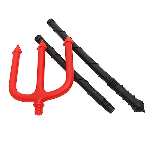 UKCOCO Halloween Teufel Requisite mit Abnehmbarem Stiel Robustes Dämonen Kostüm Zubehör für Cosplay Maskerade Bühnenauftritte und Halloween Partys UKCOCO Halloween Teufel Requisite mit Abnehmbarem Stiel Robustes Dämonen Kostüm Zubehör für Cosplay Maskerade Bühnenauftritte und Halloween Partys von UKCOCO