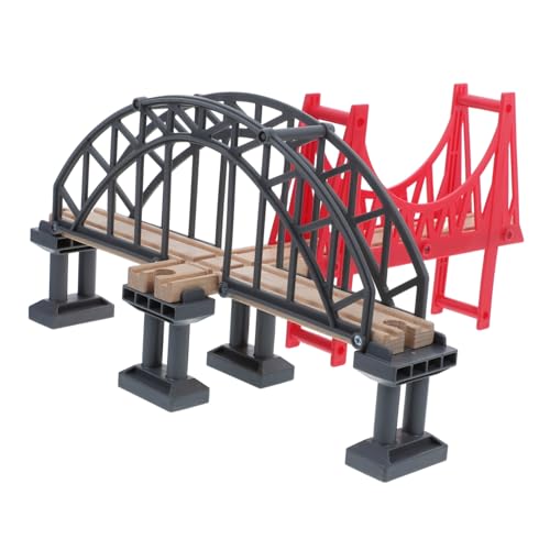 UKCOCO Holz Brückenbausatz für Teiliges DIY Eisenbahn Brücken Modell Erweiterungszubehör für Holzeisenbahn Gleis Pädagogisches Räumlichem und Kreativität UKCOCO Holz Brückenbausatz für Teiliges DIY Eisenbahn Brücken Modell Erweiterungszubehör für Holzeisenbahn Gleis Pädagogisches Räumlichem und Kreativität von UKCOCO