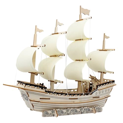 UKCOCO Holzpuzzle Segelboot Modell Bausatz für Erwachsene Stabiles DIY Holzschiff Puzzle mit Detailreichem Design Dekoratives Segelschiff für Büro und Zuhause Glatte Kanten Langlebiges UKCOCO Holzpuzzle Segelboot Modell Bausatz für Erwachsene Stabiles DIY Holzschiff Puzzle mit Detailreichem Design Dekoratives Segelschiff für Büro und Zuhause Glatte Kanten Langlebiges von UKCOCO