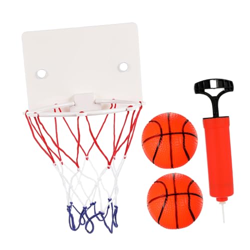 UKCOCO Mini Basketballkorb Wandmontiert mit Backboard Bällen und Luftpumpe Basketballspielzeug für Indoor Einfache Installation durch Saugnapf für Wohnzimmer und Schlafzimmer UKCOCO Mini Basketballkorb Wandmontiert mit Backboard Bällen und Luftpumpe Basketballspielzeug für Indoor Einfache Installation durch Saugnapf für Wohnzimmer und Schlafzimmer von UKCOCO