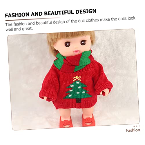 UKCOCO Mini Puppenhaus Pullover und Schal Weicher Verschleißfester Strick für Kinderpuppen Geeignet für Herbst und Winter Fördert Kreatives Spiel und Frühe Erziehung UKCOCO Mini Puppenhaus Pullover und Schal Weicher Verschleißfester Strick für Kinderpuppen Geeignet für Herbst und Winter Fördert Kreatives Spiel und Frühe Erziehung von UKCOCO