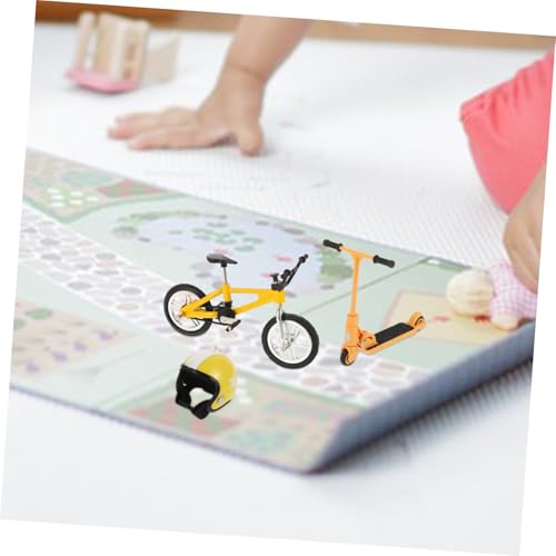 UKCOCO Miniatur Fahrrad Modell Gelb Detailreiches Puppenhaus Zubehör Dekoratives Miniatur Bike Ornament für Puppenhaus Mini Fahrrad Modell Lebensechte Deko UKCOCO Miniatur Fahrrad Modell Gelb Detailreiches Puppenhaus Zubehör Dekoratives Miniatur Bike Ornament für Puppenhaus Mini Fahrrad Modell Lebensechte Deko von UKCOCO