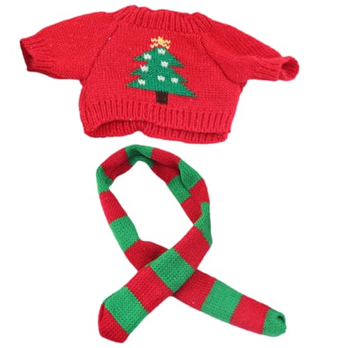 UKCOCO Puppenhaus Miniatur Herbst Winter Doll Garment DIY Mini Strickpullover und Schal Wechselbare Puppenbekleidung Leichte Sichere Stoffmaterialien UKCOCO Puppenhaus Miniatur Herbst Winter Doll Garment DIY Mini Strickpullover und Schal Wechselbare Puppenbekleidung Leichte Sichere Stoffmaterialien von UKCOCO