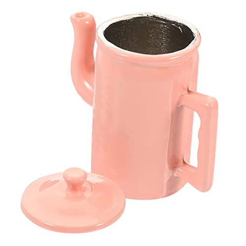 UKCOCO Puppenhaus Zubehör Deckel und Griff Dekoratives Mini Wasserkocher Modell für Puppenhaus Küche Rosa Realistisch und Detailreich UKCOCO Puppenhaus Zubehör Deckel und Griff Dekoratives Mini Wasserkocher Modell für Puppenhaus Küche Rosa Realistisch und Detailreich von UKCOCO