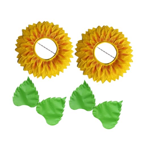 UKCOCO Sonnenblumen Kostüm mit Kopfbedeckungen und Grünen Handschuhen Atmungsaktiv Lustiges Blumen Haarreif Headpiece für Kindergarten Sportfest Bühnenauftritt Props UKCOCO Sonnenblumen Kostüm mit Kopfbedeckungen und Grünen Handschuhen Atmungsaktiv Lustiges Blumen Haarreif Headpiece für Kindergarten Sportfest Bühnenauftritt Props von UKCOCO