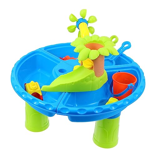 UKCOCO Teiliges Sandspielzeug Runder Sand und Wasserspieltisch für Draußen Buntes Beach Play Kreativität Farbenwahrnehmung und Sozialer Entwicklung UKCOCO Teiliges Sandspielzeug Runder Sand und Wasserspieltisch für Draußen Buntes Beach Play Kreativität Farbenwahrnehmung und Sozialer Entwicklung von UKCOCO
