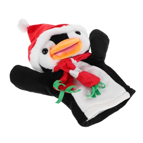 UKCOCO Weihnachtliche Pinguin Fingerpuppe Plüsch Handpuppe Interaktives für Eltern Junge Mädchen Geschichten Erzählen Festliche Deko UKCOCO Weihnachtliche Pinguin Fingerpuppe Plüsch Handpuppe Interaktives für Eltern Junge Mädchen Geschichten Erzählen Festliche Deko von UKCOCO