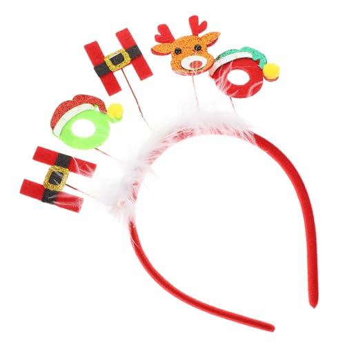 UKCOCO Weihnachtliches Haarreif Rentier Geweih Design Leichtes Kunststoff Filz Material Komfortabel für Weihnachtsfeier und Kostüm Buntes Partyaccessoire für Mädchen UKCOCO Weihnachtliches Haarreif Rentier Geweih Design Leichtes Kunststoff Filz Material Komfortabel für Weihnachtsfeier und Kostüm Buntes Partyaccessoire für Mädchen von UKCOCO