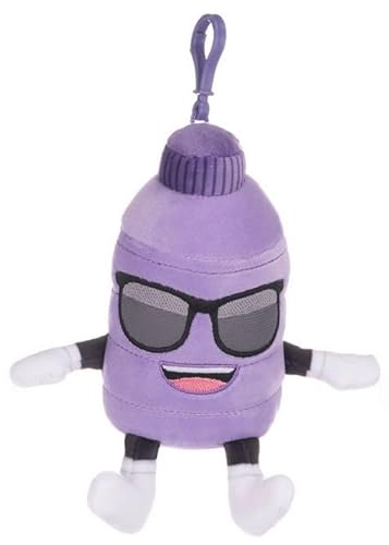 Grape Energy Drink Plüsch-Taschenclip, 15,2 cm, Violett von UKToyworld